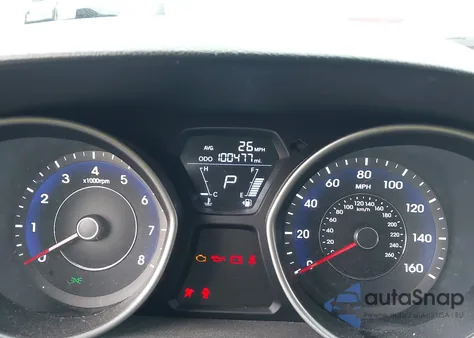 2013 Hyundai Elantra Gls z USA, uszkodzony, nr VIN 5NPDH4AE7DH431777